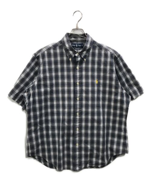 POLO RALPH LAUREN（ポロ・ラルフローレン）POLO RALPH LAUREN (ポロ・ラルフローレン) チェックシャツ ネイビー サイズ:XLの古着・服飾アイテム