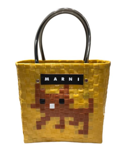 MARNI MARKET（マルニ マーケット）MARNI MARKET (マルニ マーケット) アニマルバスケット カゴバッグ マーケットトートバッグ オレンジの古着・服飾アイテム