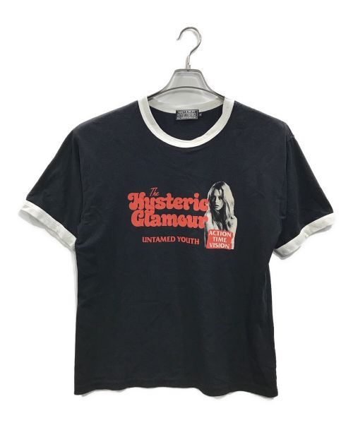 Hysteric Glamour（ヒステリックグラマー）Hysteric Glamour (ヒステリックグラマー) UNTAMED YOUTH(アンテイムドユース) 23SS Tシャツ ブラック サイズ:Mの古着・服飾アイテム