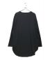 GROUND Y (グラウンドワイ) JUMBO ROUNDED HEM LONG SLEEVE T-SHIRT ブラック サイズ:3：8000円