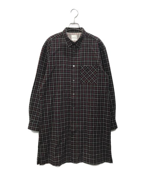 PAUL SMITH（ポールスミス）Paul Smith (ポールスミス) タッターソールロングシャツ レッド サイズ:Lの古着・服飾アイテム