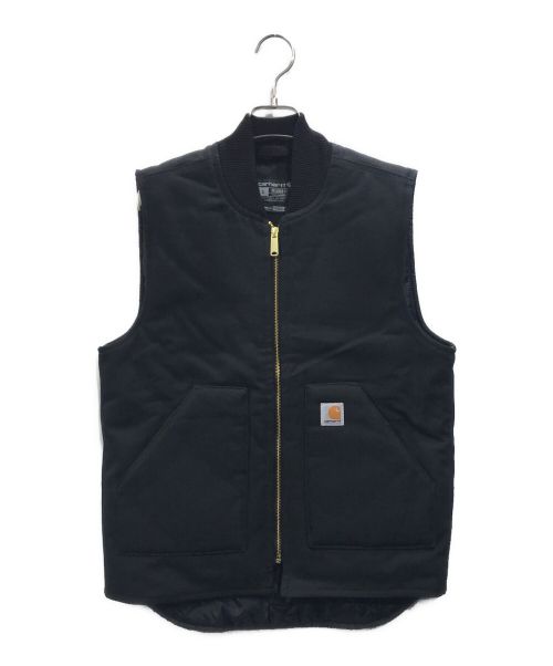 CarHartt（カーハート）CarHartt (カーハート) ダックベスト ブラック サイズ:Ｓの古着・服飾アイテム