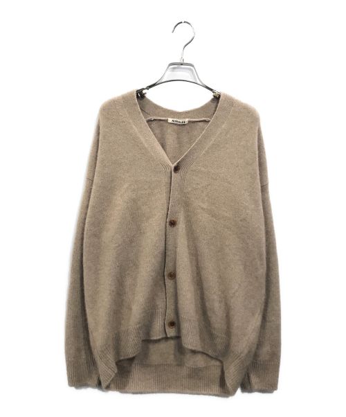 AURALEE（オーラリー）AURALEE (オーラリー) BABY CASHMERE KNIT CARDIGAN ニットカーディガン ブラウン サイズ:1の古着・服飾アイテム