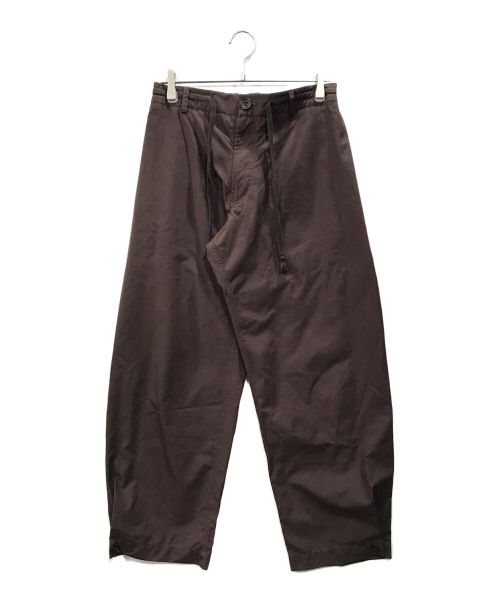 3MAN（スリーマン）3MAN (スリーマン) SACK TROUSER ブラウン サイズ:Mの古着・服飾アイテム