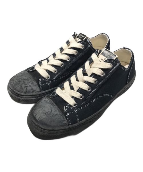 MIHARA YASUHIRO（ミハラヤスヒロ）MIHARA YASUHIRO (ミハラヤスヒロ) GENERAL SCALE PAST SOLE CANVAS LOW-TOP Sneaker ブラック サイズ:42の古着・服飾アイテム