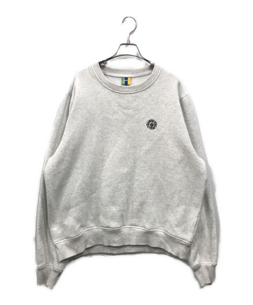 bedlam（ベトラム）bedlam (ベトラム) ORIGINAL TARGET CREWNECK グレー サイズ:XLの古着・服飾アイテム