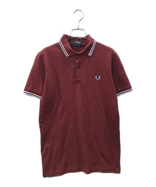 FRED PERRY（フレッドペリー）FRED PERRY (フレッドペリー) ポロシャツ ボルドー サイズ:38の古着・服飾アイテム