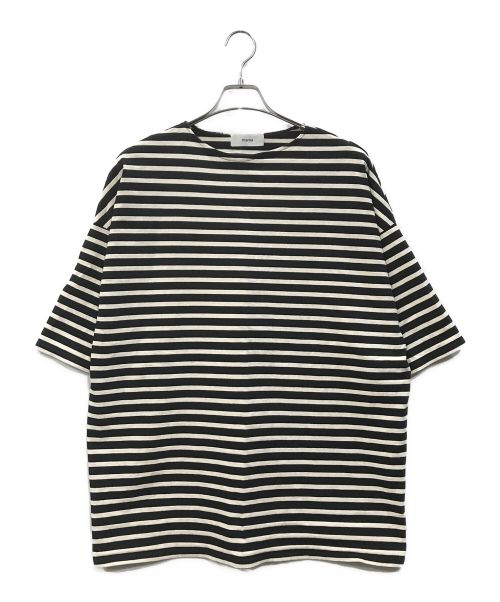 MARKA（マーカ）MARKA (マーカ) BASQUE SHIRT S/S バスクシャツ ボーダーTEE ブラック サイズ:2の古着・服飾アイテム