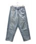 SEEALL（シーオール）の古着「Reconsructed belted buggy pants バギーパンツ」｜ブルー