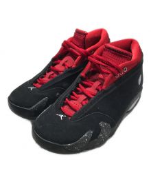 NIKE（ナイキ）の古着「WMNS Air Jordan 14 Low "Iconic Red"ハイカットスニーカー」｜ブラック×レッド