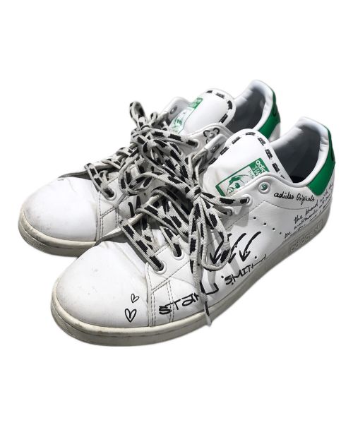 adidas（アディダス）adidas (アディダス) Stan Smith Sharpie Pack Graffitiレザースニーカー ホワイト サイズ:27の古着・服飾アイテム