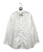 theoryセオリー）の古着「Cotton Shirting Boat NK VOL SH」｜ホワイト