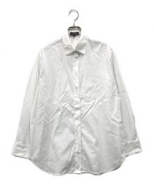 theory（セオリー）の古着「Cotton Shirting Boat NK VOL SH」｜ホワイト