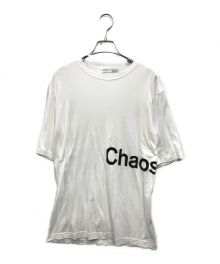 Chaos for AMARC（-）の古着「ロゴプリントTシャツ」｜ホワイト