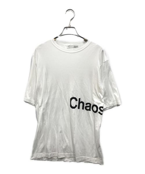 Chaos for AMARC（-）Chaos for AMARC (-) ロゴプリントTシャツ ホワイト サイズ:Freeの古着・服飾アイテム