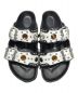 BIRKENSTOCK (ビルケンシュトック) HEIDI KLUM ARIZONA ホワイト×ブラック サイズ:24.5㎝：7000円