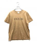 patouパトゥ）の古着「ロゴプリントTシャツ」｜ベージュ