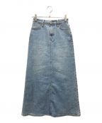 theoryセオリー）の古着「Classic ST Denim Maxi ST Skirt J」｜インディゴ