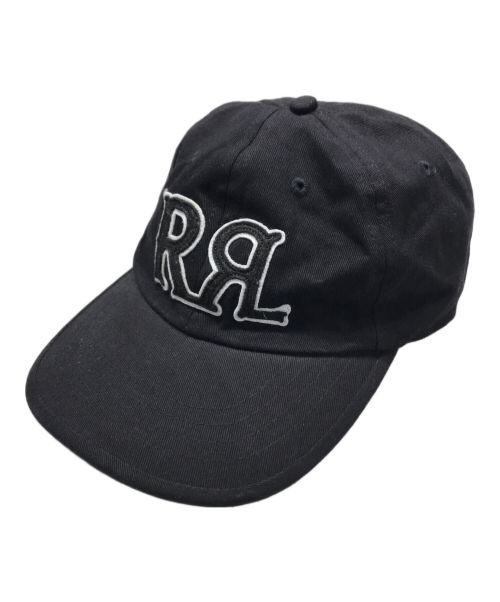 RRL（ダブルアールエル）RRL (ダブルアールエル) ロゴパッチキャップ ブラックの古着・服飾アイテム