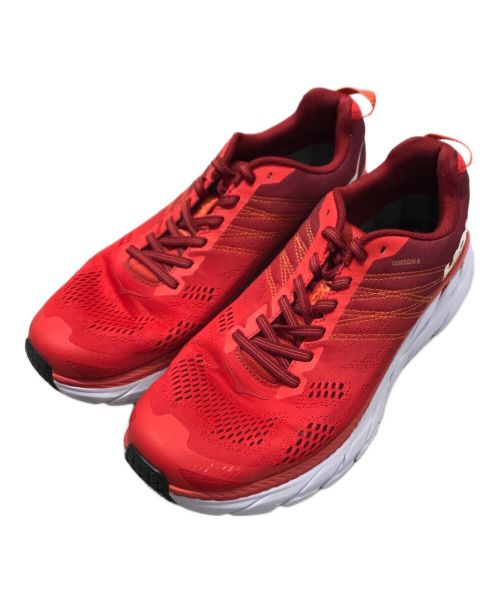 HOKAONEONE（ホカオネオネ）HOKAONEONE (ホカオネオネ) CLIFTON 6 レッド サイズ:27.5の古着・服飾アイテム