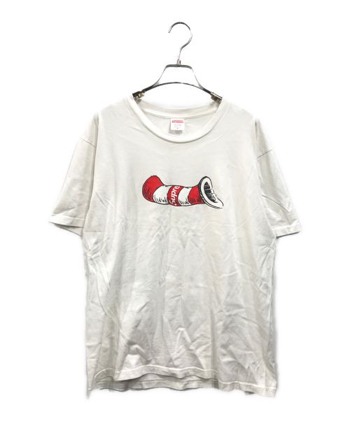 SUPREME（シュプリーム）Supreme (シュプリーム) Cat in the Hat Tee ホワイト サイズ:Ｍの古着・服飾アイテム