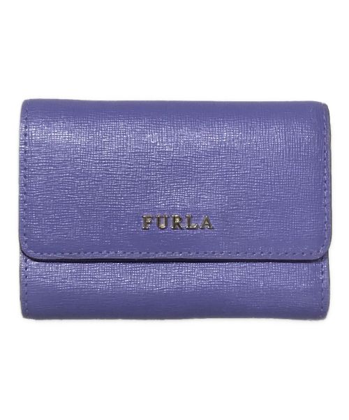 FURLA（フルラ）FURLA (フルラ) 3つ折り財布 パープルの古着・服飾アイテム