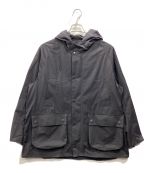 Barbour×UNITED ARROWSバブアー×ユナイテッドアローズ）の古着「別注 オーバーサイズ フード ジャケット」｜ブラック