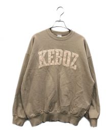 KEBOZ（ケボズ）の古着「CORDUROY UC SWEAT CREWNECK」｜ベージュ