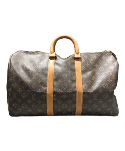 LOUIS VUITTON（ルイ ヴィトン）LOUIS VUITTON (ルイ ヴィトン) キーポル・バンドリエール45 ブラウンの古着・服飾アイテム