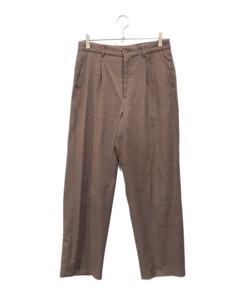 STEVEN ALAN（スティーブンアラン）STEVEN ALAN (スティーブンアラン) T/C/L OX SUPER BAGGY TAPERED PANTS ブラウン サイズ:Sの古着・服飾アイテム