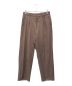 STEVEN ALAN（スティーブンアラン）の古着「T/C/L OX SUPER BAGGY TAPERED PANTS」｜ブラウン