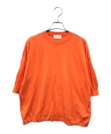 MEYAME（メヤメ）の古着「COTTON KNIT TEE」｜オレンジ