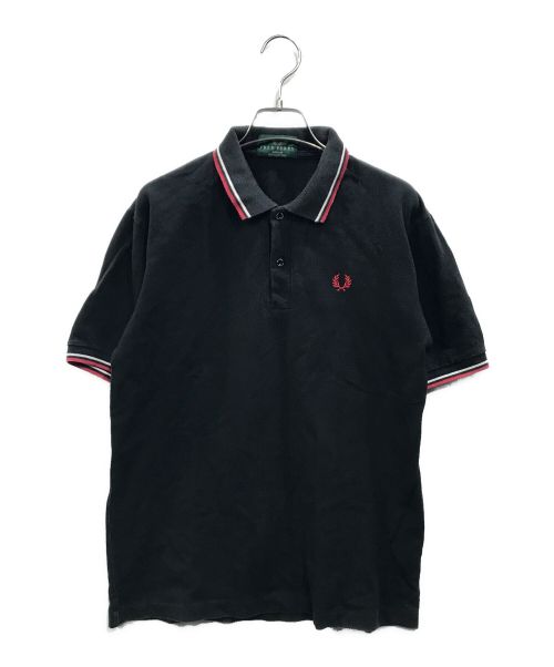 FRED PERRY（フレッドペリー）FRED PERRY (フレッドペリー) 90ｓポロシャツ ブラック サイズ:Ｍの古着・服飾アイテム