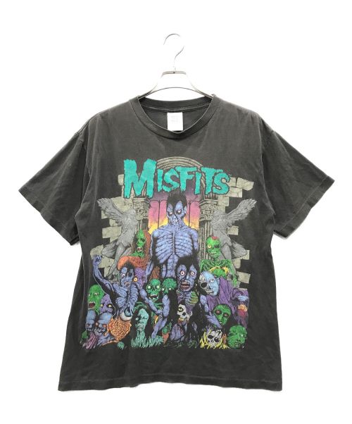 MISFITS（ミスフィッツ）MISFITS (ミスフィッツ) EARTH A.D.TEE ブラック サイズ:Lの古着・服飾アイテム