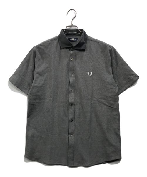 FRED PERRY（フレッドペリー）FRED PERRY (フレッドペリー) 鹿の子シャツ グレー サイズ:XLの古着・服飾アイテム