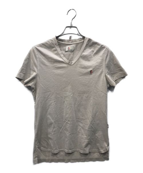 MONCLER GRENOBLE（モンクレール グルノーブル）MONCLER GRENOBLE (モンクレール グルノーブル) MAGLIA SCOLLO A V ベージュ サイズ:Sの古着・服飾アイテム