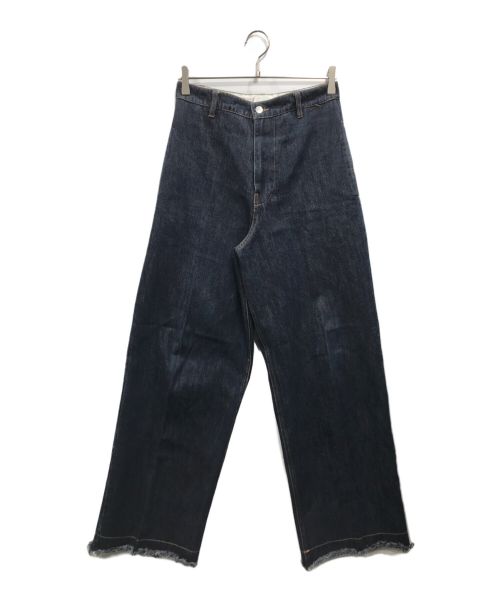 soerte（ソエルテ）soerte (ソエルテ) Wide straight denim pants インディゴ サイズ:2の古着・服飾アイテム