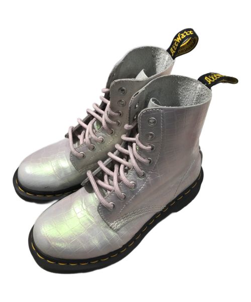 Dr.Martens（ドクターマーチン）Dr.Martens (ドクターマーチン) 1460 Pascal Boots シルバー サイズ:UK 4の古着・服飾アイテム