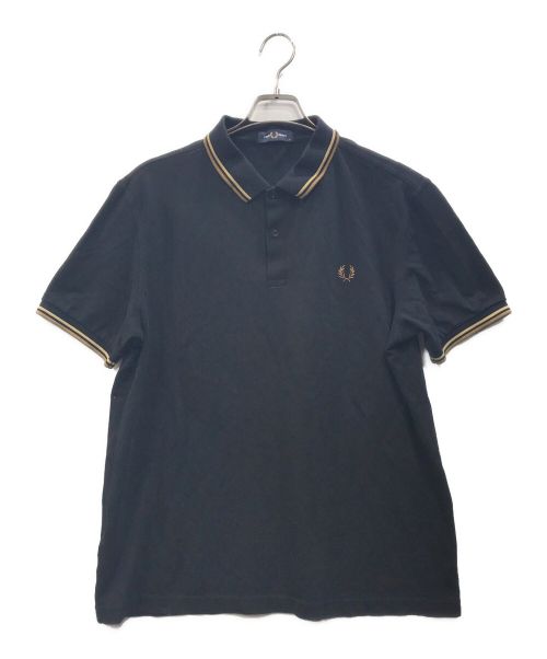 FRED PERRY（フレッドペリー）FRED PERRY (フレッドペリー) ポロシャツ ブラック サイズ:XLの古着・服飾アイテム