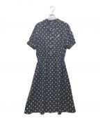 FRED PERRYフレッドペリー）の古着「POLKA DOT SHIRT DRESS」｜ブラック