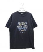 KENZOケンゾー）の古着「タイガーTシャツ」｜ネイビー