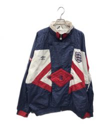 UMBRO（アンブロ）の古着「90ｓ"ENGLAND" Nylon Jacket」｜ネイビー