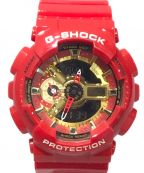 CASIO×MARVELカシオ×マーベル）の古着「G-SHOCK IRONMAN LIMITED EDITION」｜レッド