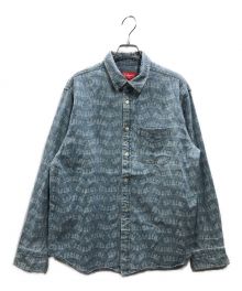 SUPREME（シュプリーム）の古着「Arc Jacquard Denim Shirt」｜インディゴ