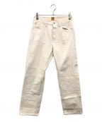 HUMAN MADEヒューマンメイド）の古着「Natural Denim WORK Pants」｜アイボリー