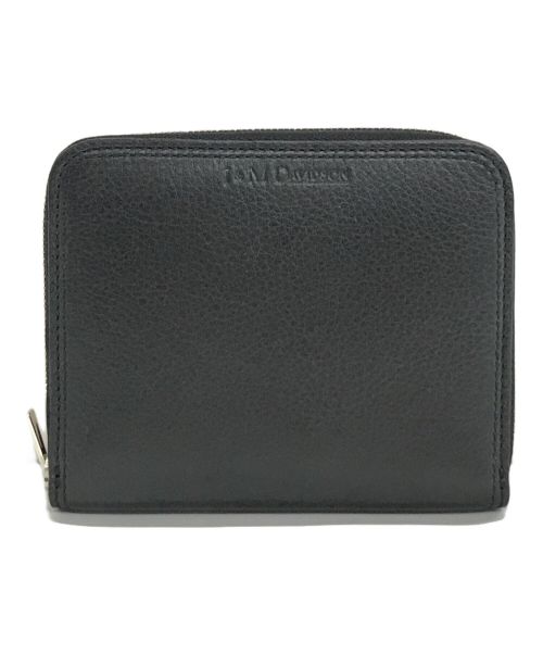 J&M DAVIDSON（ジェイ＆エム デヴィッドソン）J&M DAVIDSON (ジェイ＆エム デヴィッドソン) SMALL ZIP AROUND PURSE ブラックの古着・服飾アイテム