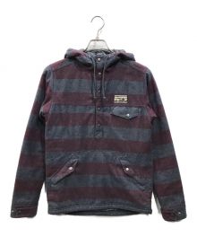 Patagonia（パタゴニア）の古着「Reclaimed Wool Snap-T Pullover」｜パープル×ネイビー