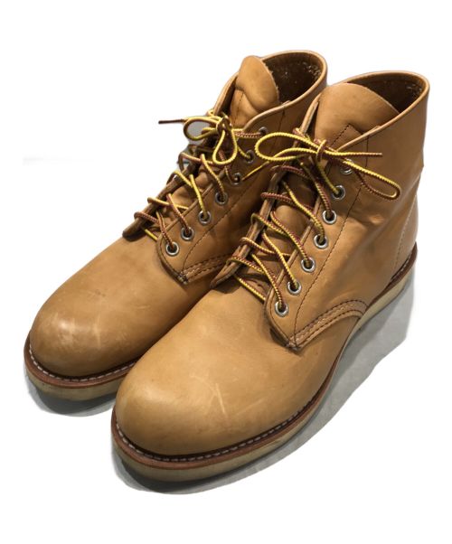 RED WING（レッドウィング）RED WING (レッドウィング) プレーントゥブーツ ブラウン サイズ:25.5cmの古着・服飾アイテム