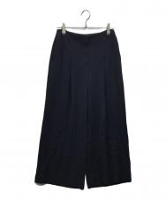 theory (セオリー) Admiral Stripe Wide PLT Pant ネイビー サイズ:00