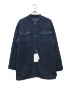 Ameriアメリ）の古着「POCKET DETAIL KNIT CARDIGAN」｜ネイビー